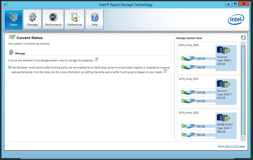 Intel Rapid Storage Technology Driver Windows 7 64 Bit